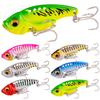 Bait7G 4.2CMMetalvibLure Long Casting Spinnerbait for Bass Fishing - Simulation Fake Bait Jig for Freshwater & Saltwater