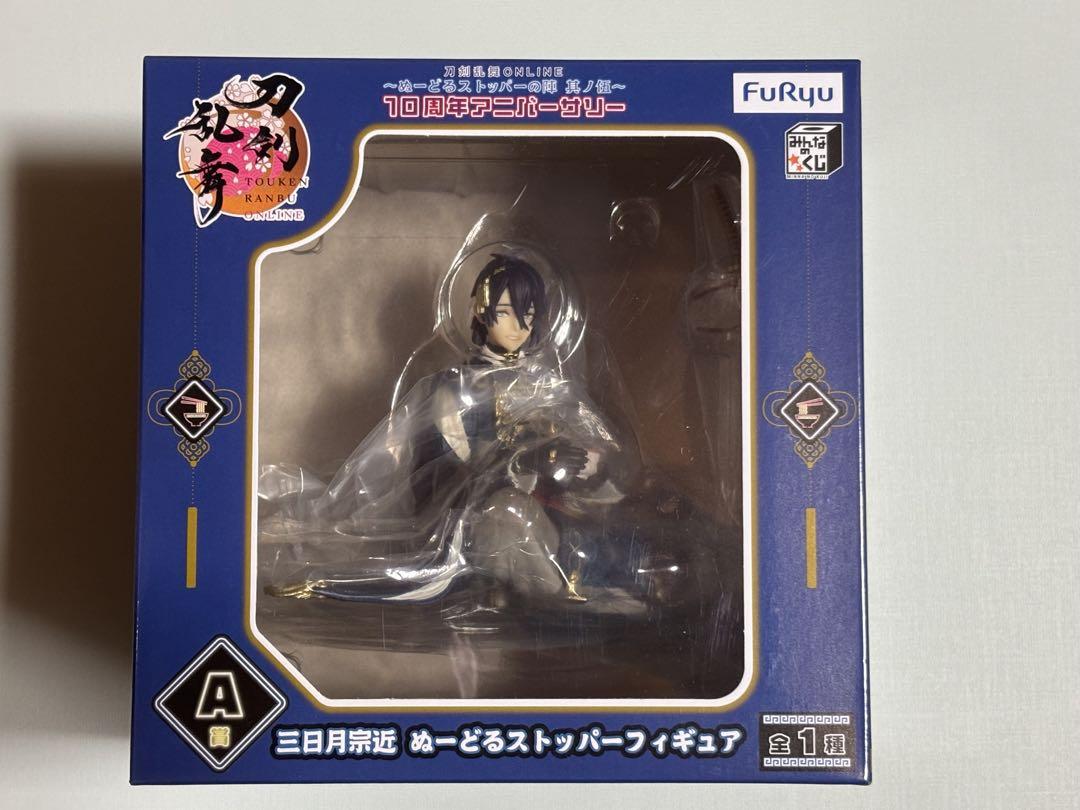 

[USED] Touken Ranbu Minna no Kuji Noodle Stopper Figure Mikazuki Munechika