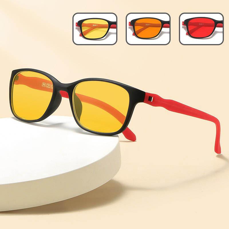 Y005 Ultra-Light TR90 Screwless Anti-Blue Light Night Vision Glasses for Men and Women - Perfect for Phone, Computer, and Gaming Protection.