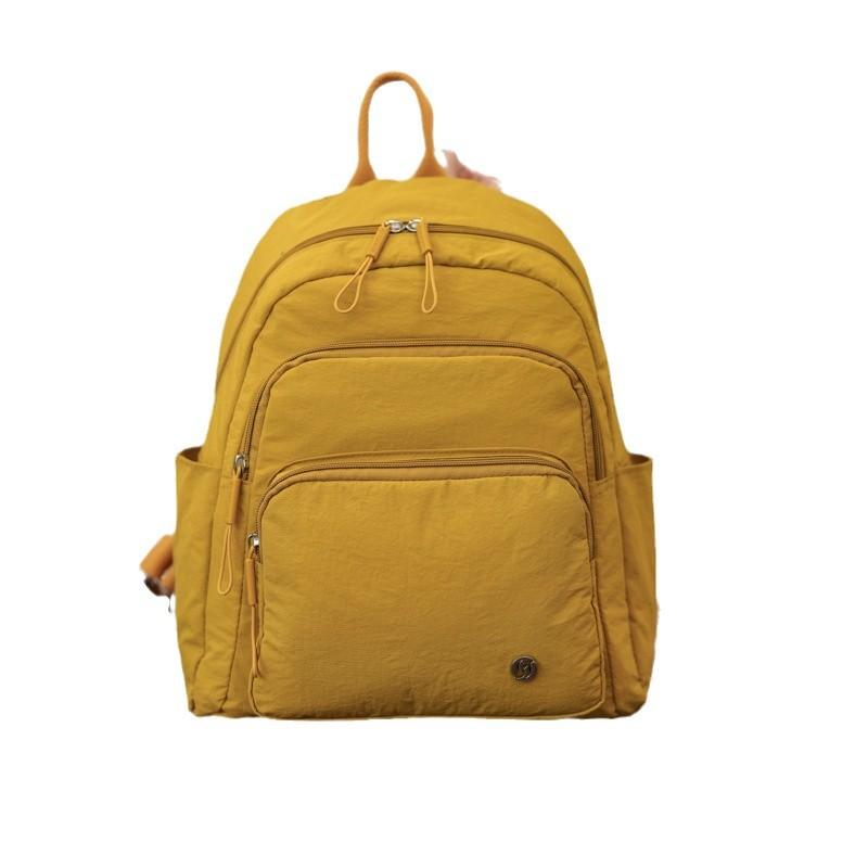 Autumn and Winter New Backpack Versatile, Large Capacity Nylon Cloth Backpack, Women's Simple and Versatile, Male and Female Student Backpack