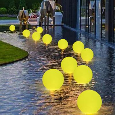LED Night Light Ball LED Glowing Ball Light w/Remote 16 RGB Color Changing Globe Mood Lamp Cordless LED Ball Bedside Lamp