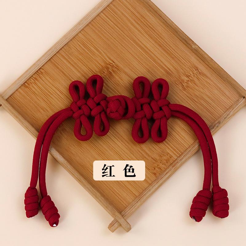 1pz Fibbia Nodo Cinese, Fibbia di Collegamento Fibbia, Bottone Stile Cinese, Cappotto di Lana, Decorazione Cappotto, Accessori da Donna