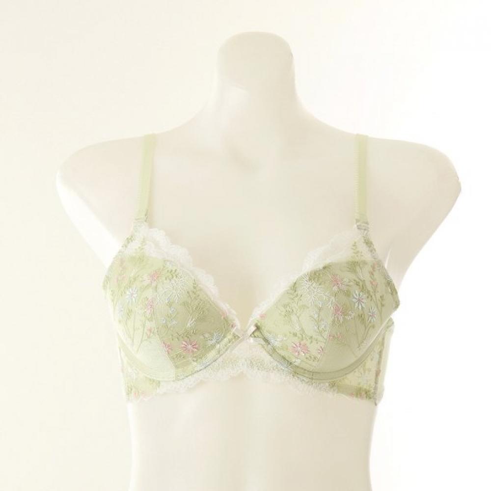 Venus Green Floral Print 3 4 Cup Mold Bra Vbr1806ab Green (GR)/75A