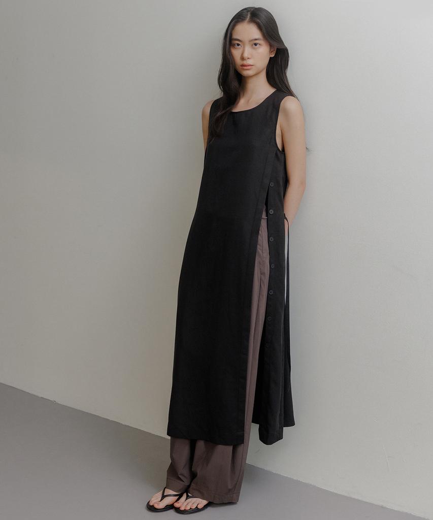 Oeoseoul Button-Up Dress [2 Colors]