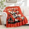 Anime Attack on Titan Eren Mikasa Cartoon Flannel Blanket,Warm and Cozy Soft Throw Blanket for Home Bedroom Bed Sofa Cover Kids