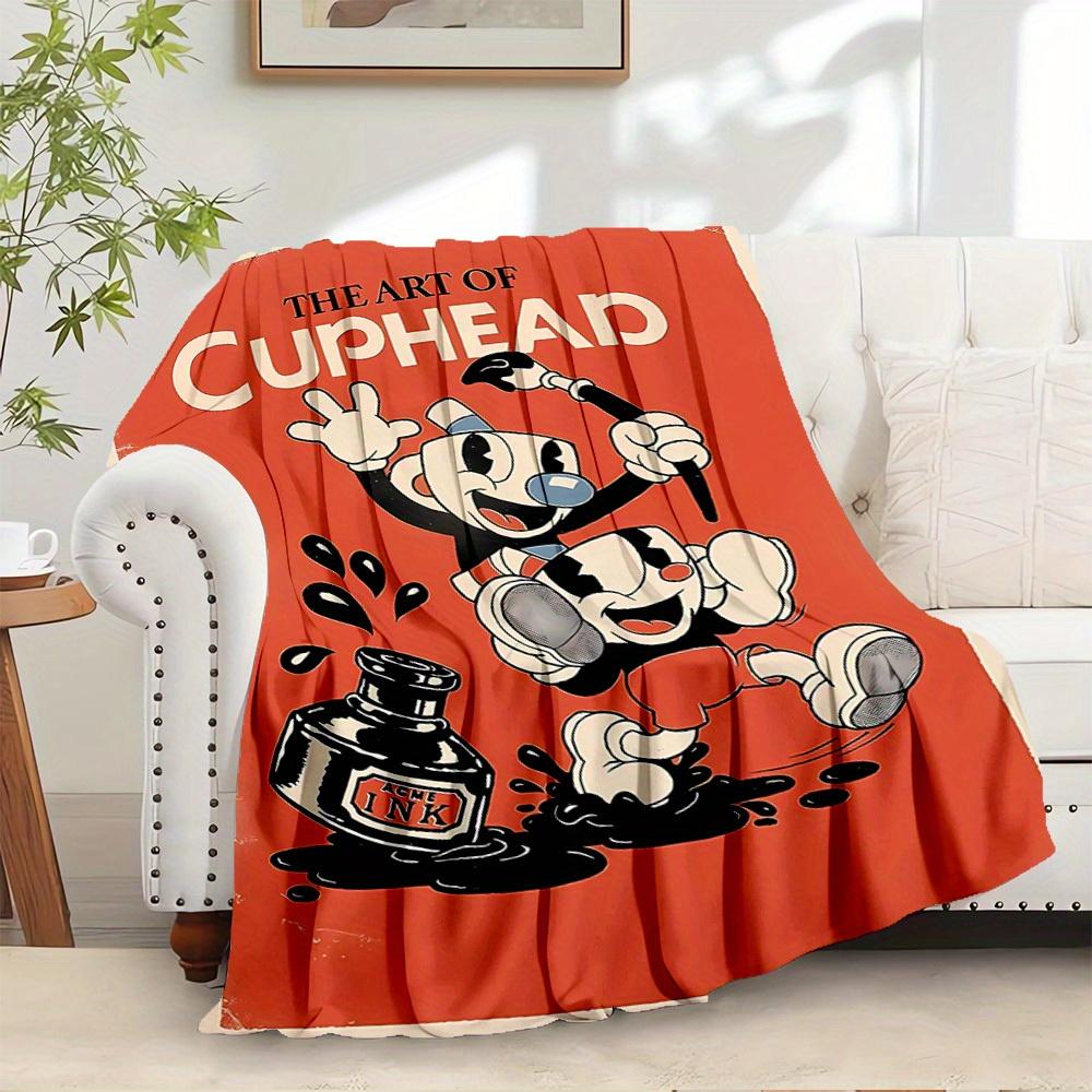 Anime Attack on Titan Eren Mikasa Cartoon Flannel Blanket,Warm and Cozy Soft Throw Blanket for Home Bedroom Bed Sofa Cover Kids