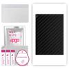 apgo Protective Skin Sticker for the Back Compatible with Lenovo Tab 4 10 Plus, Wrap Film, Foil, Vinyl - Pattern Carbon Black