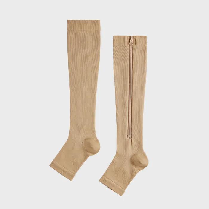 Zipper Calf Compression Shaper