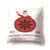 European and American Christmas Santa Claus Christmas Tree Creative Polyester Pillow Case Fashion Home Pillow Case