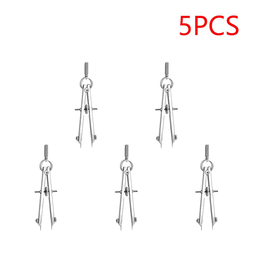 10-1 Pcs Multifunction Bow Divider Spring Compasses Engineering Compasses Drawing Tool Metal Geometry Compass Bow Divider