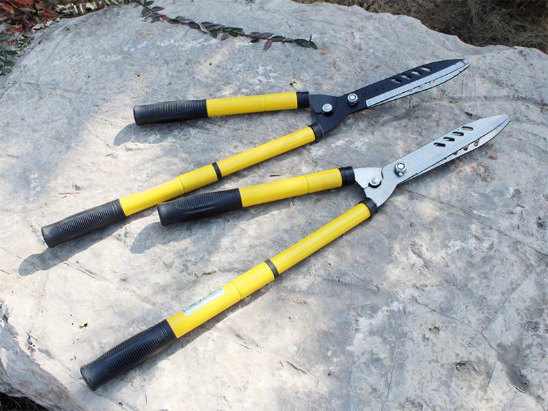 Telescopic Long-Handled Gardening Scissors: High Branch, Hedge & Lawn Trimmer with SK5 Blade