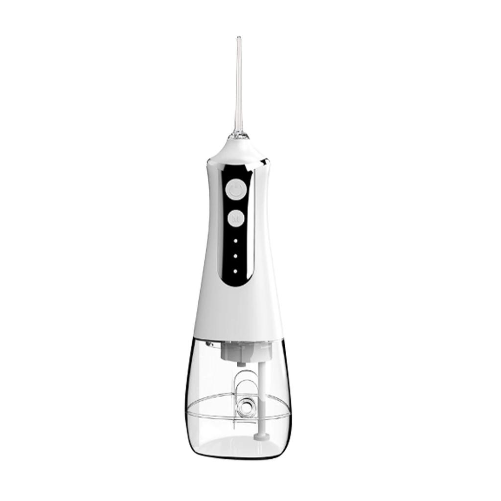 Water Teeth Irrigator 300 ML IPX6 Water Proof 40-130 PSI Pressure Electric Oral Irrigator with 5 Replacement Nozzles