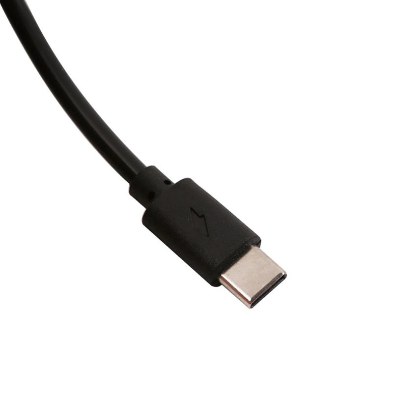 Adjustable Output USB C To  5.5x2.1mm Cable with 8 Connectors LED Display 5V 9V 12V 15V 20V for Electronics Charging