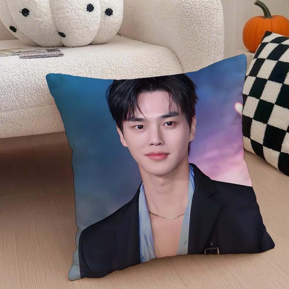 Handsome Charming Korean Actor SSong Kang Cushion Cover Throw Pillow Cover Hidden Button Durable Polyester Chair Cushion