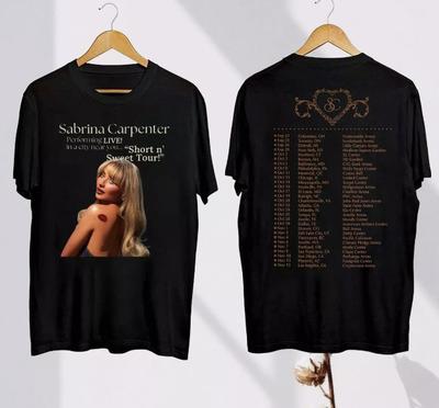2024 Sabrina Carpenter Short N Sweet Tour Shirt, Sabrina Carpenter 2024 Konzert