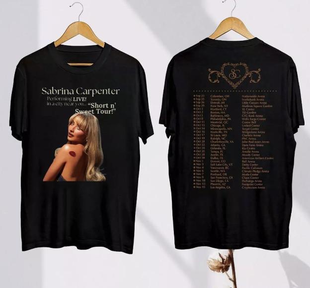 2024 Sabrina Carpenter Short N Sweet Tour Shirt, Sabrina Carpenter 2024 Concert