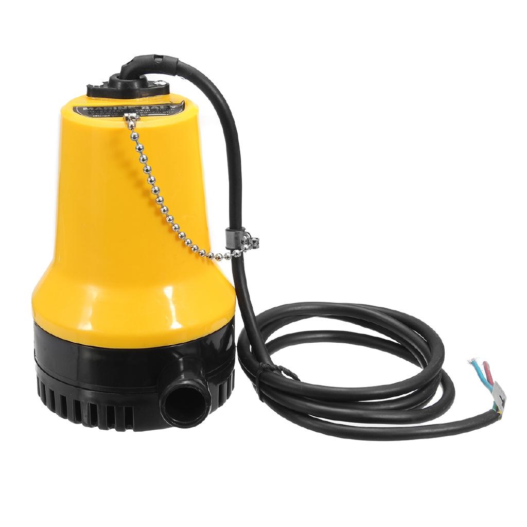 Pompa Sommersa Elettrica 4600 Giri/min per Acqua Sporca Stagno Piscina Pulizia Scarico 50W CC 24V