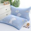 Three-Layer Gauze Cotton Pillowcases: Dirt-Resistant, Mite-Proof, Soft, Thickened, No Pilling or Shedding.