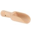 10pcs Wood Bath Salt Scoop Polished Surfaces Eco Friendly Salt Scoop Bath Scoop for Shower Room