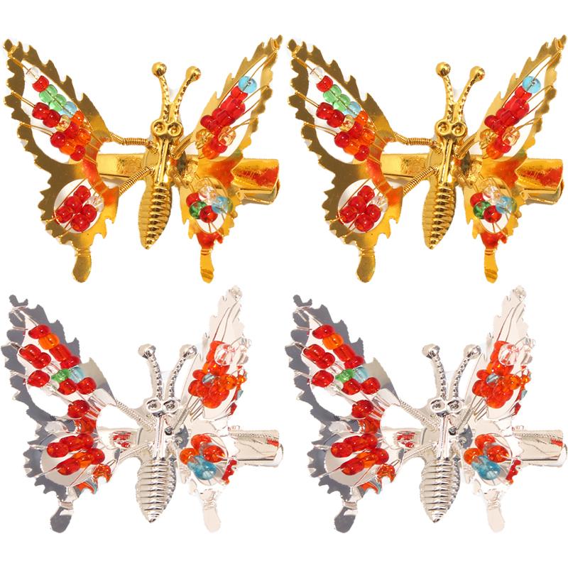 Move The Butterfly Spring Hair Clip Little Girl Super Girl Broken Duckbill Clip Hair Accessories