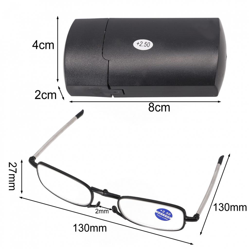 Folding Reading Glasses Eyeglasses Reading Glasses Rotation Eyeglasses