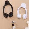 Wandmontierter Kopfhörerständer Haken Gaming-Headset-Halter Schreibtisch Wandmontage Aufhänger für Kopfhörer Controller Starker Klebstoff Platzsparend Organizer