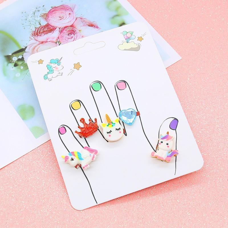 Unicorn princess accessories set, linking crown necklaces, headbands, girls' princess dress accessories, cross-border foreign trade