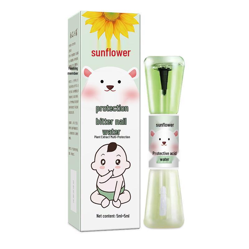 

Sunflower Kids Bitter Nail Polish Duo, 5ml, Compact & Portable