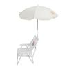 Kids Beach Chair with Umbrella Cute Cartoon Animal Print Foldable Portable Baby Camping Chair for Outdoor Activities