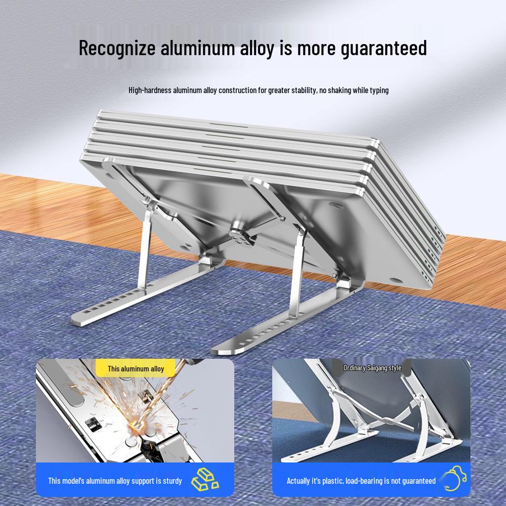 Folding Portable Aluminum Laptop Stand & Riser