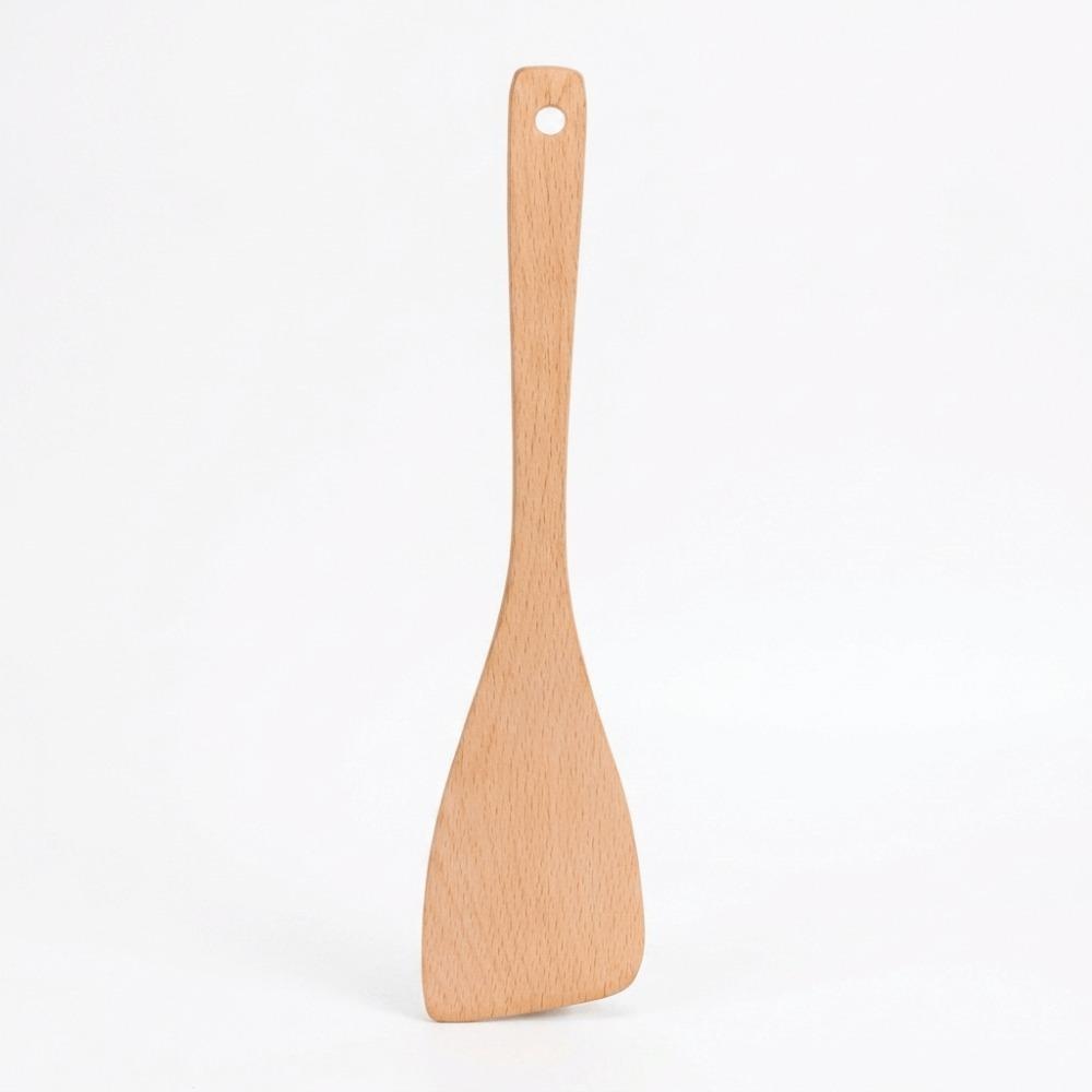 Wide Flat Shovel Head Kitchen Tools Solid Wood Cooking Shovel Cookware Utensil Home Kitchen