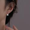 Cute 925 Sterling Silver Simple Little Flower Earrings Fashion Jewelry and Korean Earring Party Gift