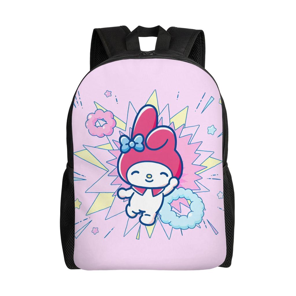 M-Melodies Backpack for Men Women School College Student Bookbag Fits 15 Inch Laptop Cute Rabbit Bags