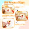 Paper Magic Fluffy Paint Stimulate Imagination Magic 3D Foam Texture Painting Kit Add Fun Drawing Texture Painting Kit for DIY