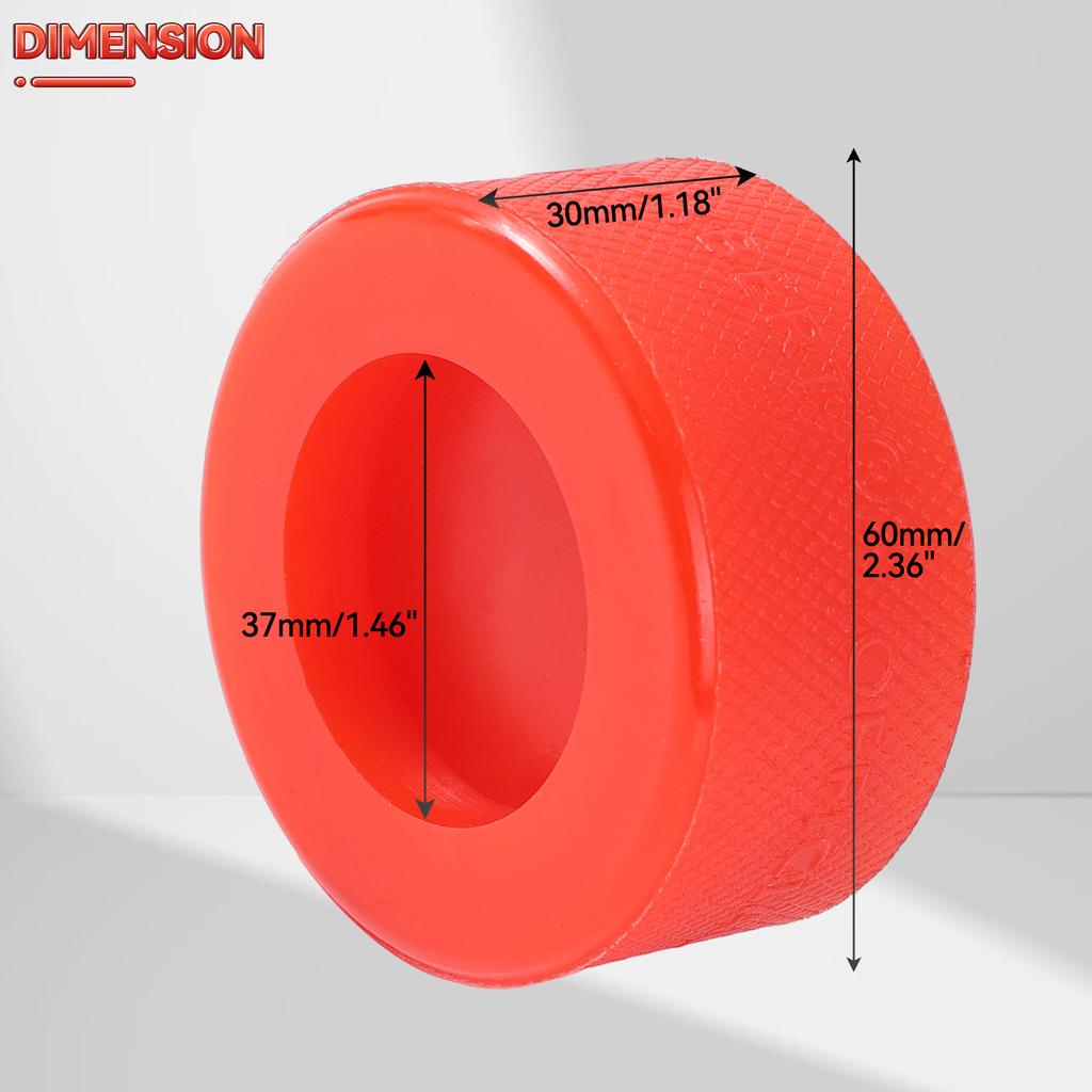 Universal-Flaschenheberunterlage aus Polyethylen, Anti-Rutsch-Adapter, Stützblock, Autohebewerkzeug für die Reparatur von 10-Tonnen-Flaschenheberpunkten, 37 mm