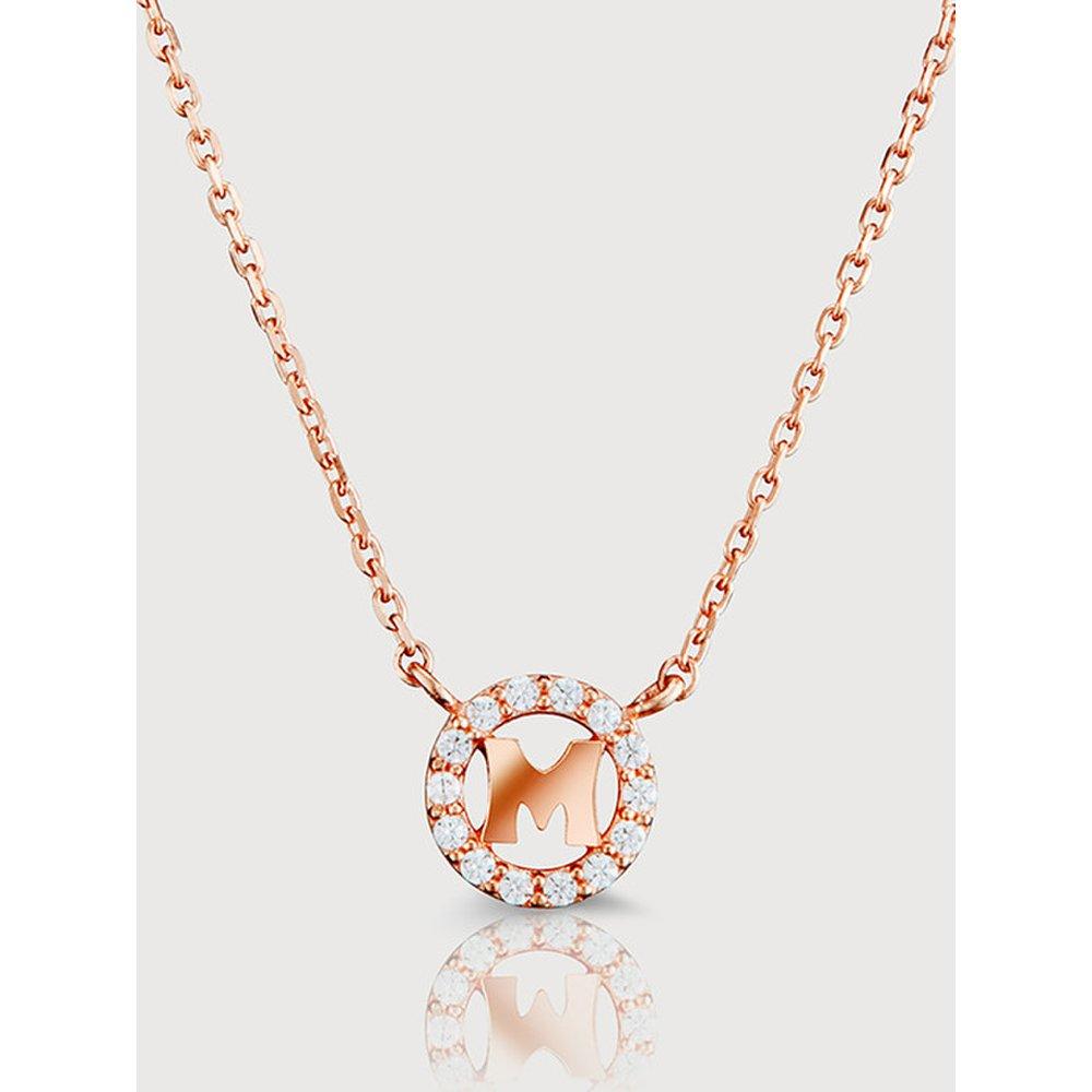 Tuberare Rose Silver Necklace A201Sn9104Rpa 42Cm