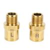 2PCS Bike Pedal Extender Gold 20mm Ti Alloy Bike Pedal Lengthening Shaft for Cycling