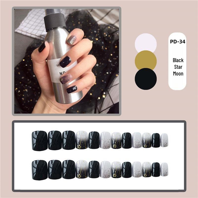 

Youduo Wearable Detachable False Nail Set - Ready-to-Wear Nail Art for Any Occasion.