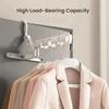 5-Hole Portable Clothes Hanger Foldable Travel Drying Rack for Hotel Camping Backpacking