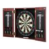 Dartboard and Cabinet Set Official Size Complete Accessory Steel Tip Dart