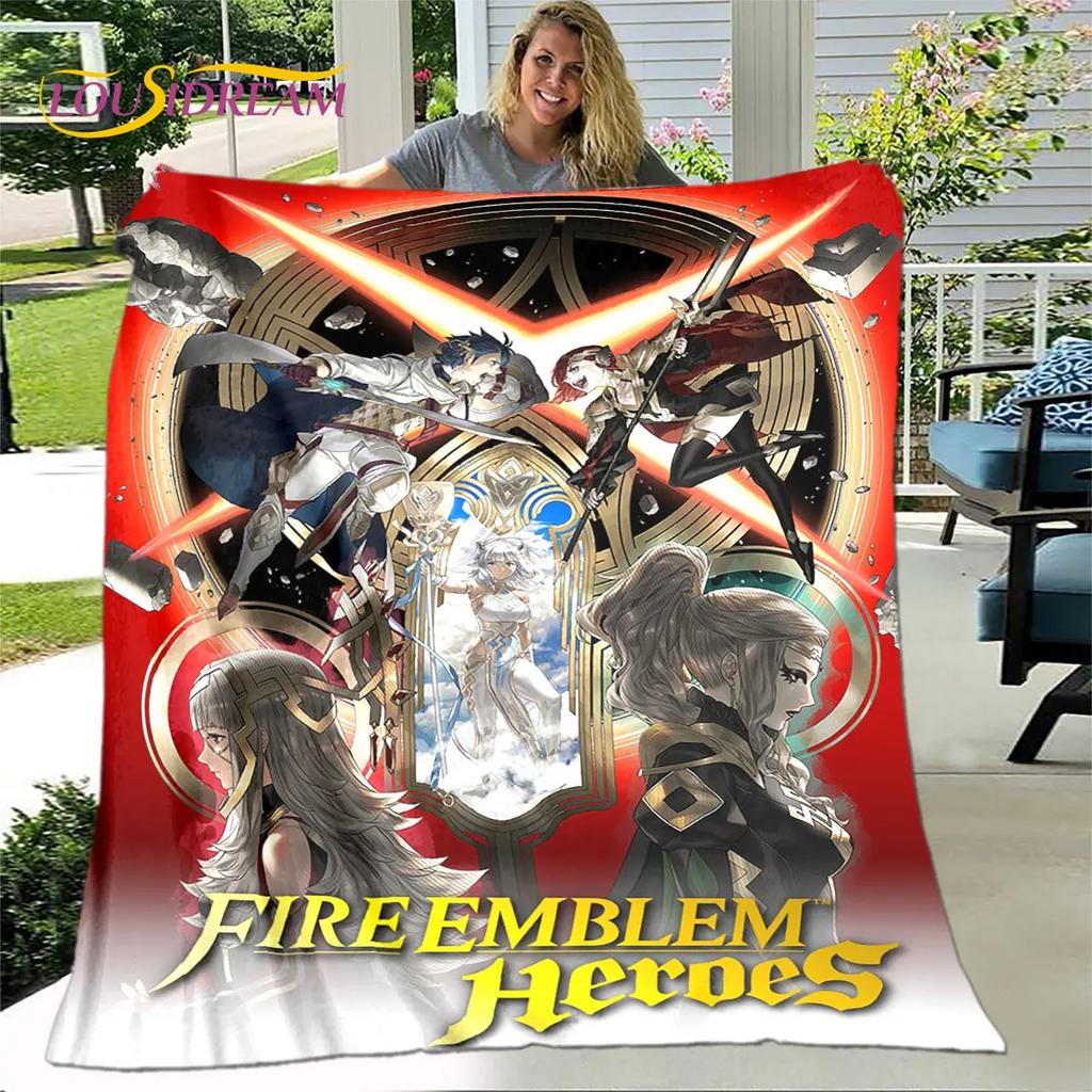 Game Fire Emblem Series Gamer Soft Plush Blanket,Flannel Blanket Throw Blanket for Living Room Bedroom Bed Sofa Picnic Cover Kid