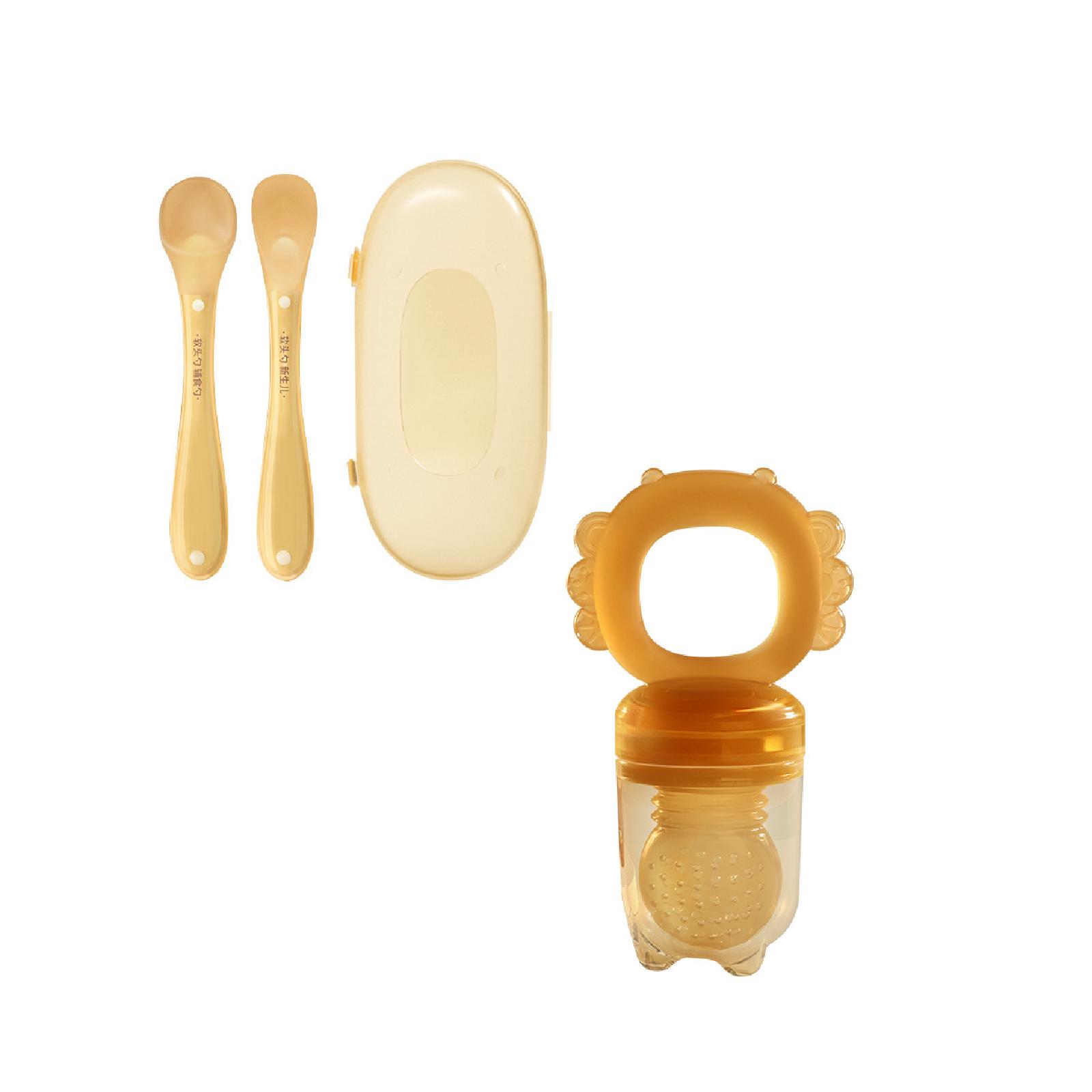 

Детская ложка Силиконовая ложка Детская силиконовая мягкая ложка Новорожденный ребенок Дети Мягкая ложка Набор посуды Один размер One Size