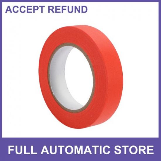 

Single 1 Inches x 547 Yards Painters Masking Tape DIY No Residue Red Universal