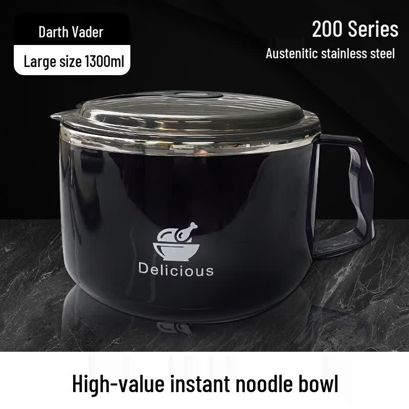 Japanese Style Insulated Stainless Steel Noodle Bowl