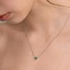 TATIANA (925 Silver) Heart Pendant Necklace NZ2515 Green