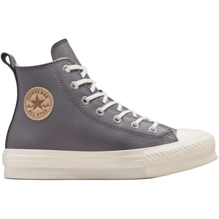 Converse Chuck Taylor All Star EVA Lift Platform Leather Sharkskin/Warm Quarry/Egret Unisex A09259C
