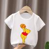 Hot Sale Winnie the Pooh Cute Bear Tigger Print Kids T-Shirts Girls Clothes Baby Boys Short Sleeve T Shirt Summer Children Tops
