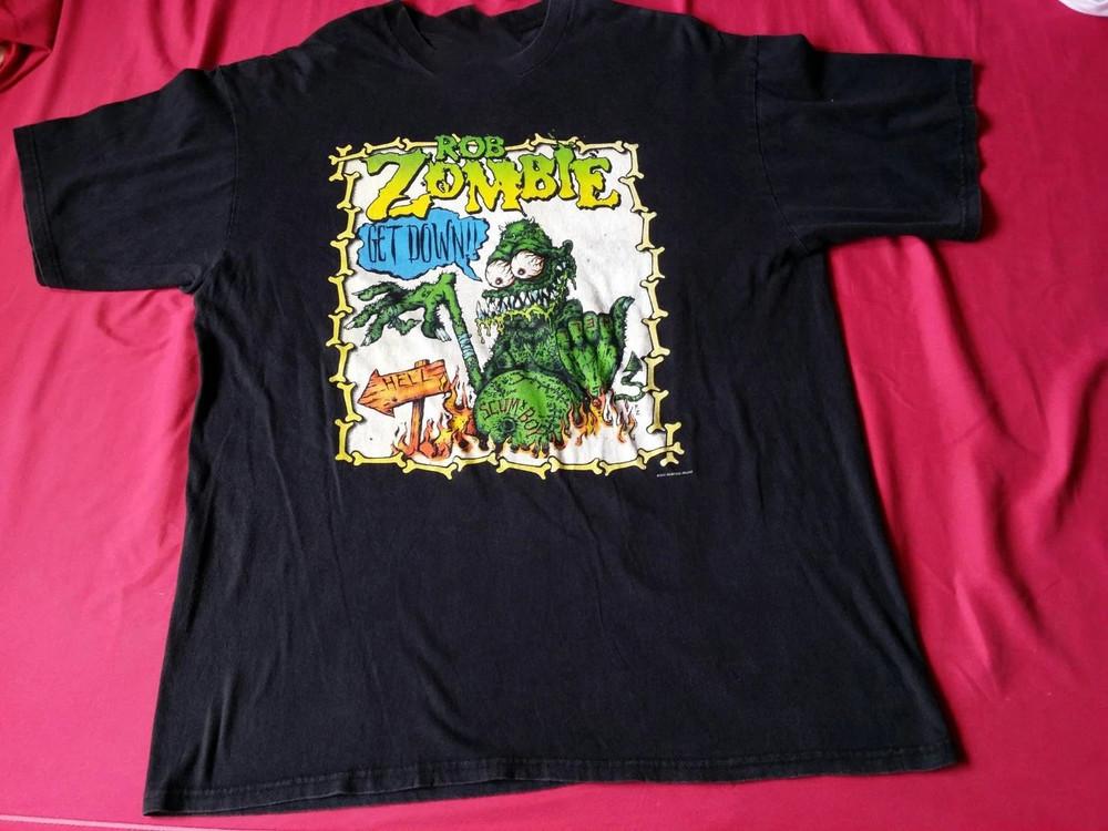 Vintage White Zombie get down T-shirt Classic S to 5XL PN059 Unisex T-Shirt
