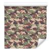 Beige and Brown Military Camouflage Wallpaper for Living Room and Bedroom 50x1000