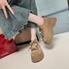 Leather Thick-soled Small Man Increases Height, Fashionable Autumn New Matte Retro Single Shoes
